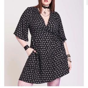 Scorpion wrap dress